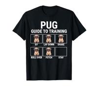 Pug Guide To Training Funny Dog Pug T-Shirt
