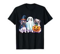 Pug Halloween Funny Dog Lover Pumpkin Witch Ghost Boo T-Shirt