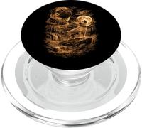 Pug Howling Moon Puggle Dog Fantasy Forrest Wilderness PopSockets PopGrip for MagSafe