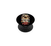 Pug Hugs Heal All Pug Lover Gift PopSockets Adhesive PopGrip