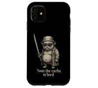 Pug Humor Humor Twas the Carbs M'Lord Funny Sci-Fi Weird Odd Case for iPhone 11