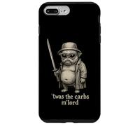 Pug Humor Humor Twas the Carbs M'Lord Funny Sci-Fi Weird Odd Case for iPhone 7 Plus/8 Plus