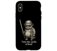 Pug Humor Humor Twas the Carbs M'Lord Funny Sci-Fi Weird Odd Case for iPhone X/XS
