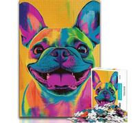 Pug Jigsaw Puzzles for Teenagers 1000 Piece Puzzle,Brain Intelligence Challenge Addictive Toys for Home Decoration (50x75cm)