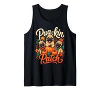 Pug-kin Patch Halloween Pug Mom Spooky Tank Top