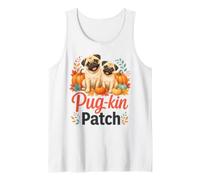 Pug-kin Patch Halloween Pug Mom Spooky Tank Top