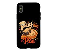 Pug-kin Pie - Cute Pug Mom Case for iPhone X/XS