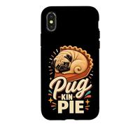 Pug-kin Pie - Cute Pug Mom Case for iPhone X/XS