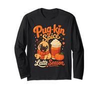 Pug-kin Spice Latte Season Long Sleeve T-Shirt