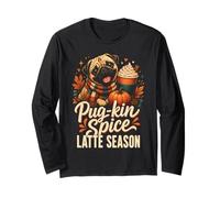 Pug-kin Spice Latte Season Long Sleeve T-Shirt