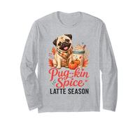 Pug-kin Spice Latte Season Long Sleeve T-Shirt