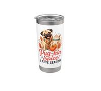 Pug-kin Spice Latte Season Stainless Steel Insulated Tumbler