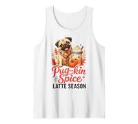 Pug-kin Spice Latte Season Tank Top