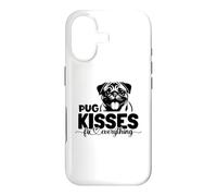 pug kisses fix everything Case for iPhone 17