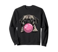 Pug Lover Colorful Portrait Dog Animal Cute Pug Owner Sweatshirt