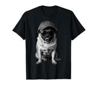 Pug Lover Colorful Portrait Dog Animal Cute Pug Owner T-Shirt
