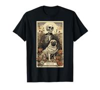Pug Lover Tarot Card Dad Mom Easy Last Minute Halloween Idea T-Shirt