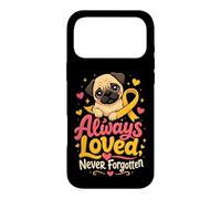 Pug Memorial Always Loved Never Forgotten Case for iPhone 17 Pro Max