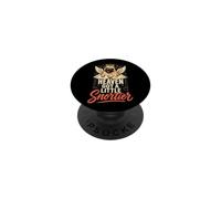Pug Memorial Heaven Got a Little Snortier PopSockets Adhesive PopGrip