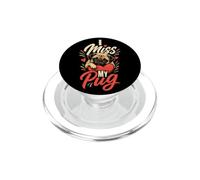 Pug Memorial I Miss My Pug Rainbow Bridge PopSockets PopGrip for MagSafe