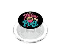 Pug Memorial I Miss My Pug Rainbow Bridge PopSockets PopGrip for MagSafe