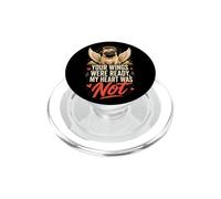 Pug Memorial Your Wings Were Ready Heart Not PopSockets PopGrip for MagSafe