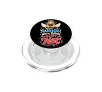 Pug Memorial Your Wings Were Ready Heart Not PopSockets PopGrip for MagSafe