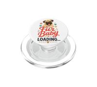 Pug Mom Fur Baby Loading - Cute Pug Mama PopSockets PopGrip for MagSafe