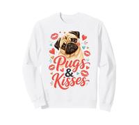 Pug Mom Love - Pugs and Kisses Sweatshirt