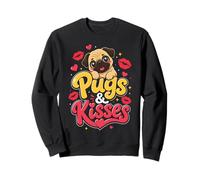 Pug Mom Love - Pugs and Kisses Sweatshirt