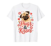 Pug Mom Love - Pugs and Kisses T-Shirt