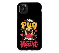 Pug Mom My Pug Stole My Heart Case for iPhone 11 Pro Max