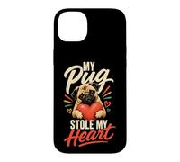 Pug Mom My Pug Stole My Heart Case for iPhone 14 Plus