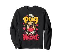 Pug Mom My Pug Stole My Heart Sweatshirt