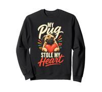 Pug Mom My Pug Stole My Heart Sweatshirt