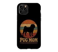 Pug Mom Retro Vintage Distressed Case for iPhone 11 Pro