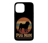 Pug Mom Retro Vintage Distressed Case for iPhone 13 Pro Max