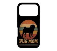 Pug Mom Retro Vintage Distressed Case for iPhone 17 Pro