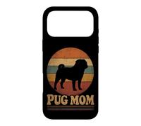Pug Mom Retro Vintage Distressed Case for iPhone 17 Pro Max