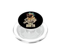 Pug Mom Sassy Since Birth PopSockets PopGrip for MagSafe