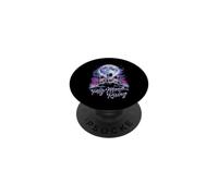 pug moon rising dog mom owner celestial night PopSockets Adhesive PopGrip