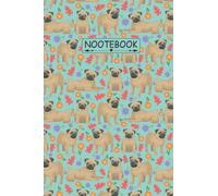 Pug Notebook: Pug Blank Lined Notebook To Write Notes Password, Notepad, To Do Lists