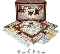 Pug-Opoly Property Trading Board Game - Family Time Game for Adults and Children - 2 to 6 Players - Strategy Fun For Ages 8 and Up - Because Every Dog Has It's Day