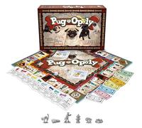 Pug-Opoly Property Trading Board Game - Family Time Game for Adults and Children - 2 to 6 Players - Strategy Fun For Ages 8 and Up - Because Every Dog Has It's Day