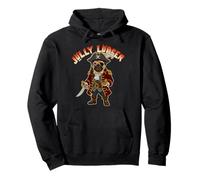 Pug Pet Jolly Lodger s Pirate Costume s Funny Pet Pullover Hoodie