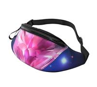 Pug Pizza Pink Fanny Pack for Women Men Fashion Waist Pack Adjustable Belt Bag for Workout Running Travelling Casual Waist Bag, Pretty Diamond, One Size