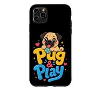 Pug & Play Cute Pug Gifts for Kids Case for iPhone 11 Pro Max