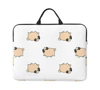 Pug Printed 14in Laptop Case Sleeve Bag â€“ Portable Handle & Zipper â€“ Ideal for Travel, Business & Office Use