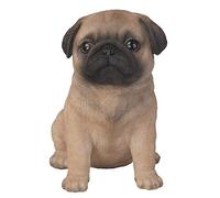 Pug Puppy Pet Pal by Vivid Arts - Brown with black accents