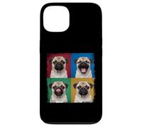 Pug Puppy Pop Art Four Quadrant Expressions Portrait Case for iPhone 13